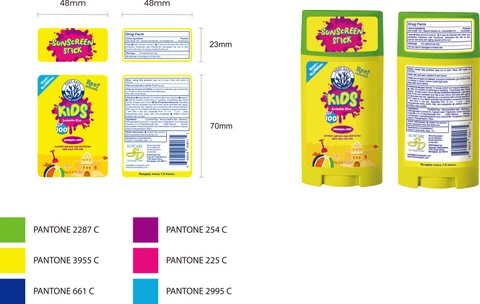 SUNSCREEN Stick 포장