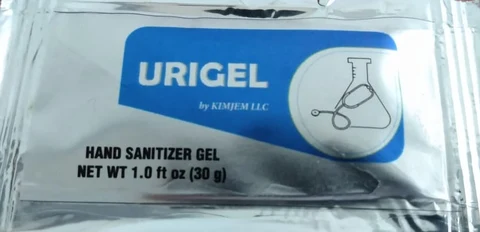 URIGEL 80% Hand Sanitizer Cream Gel 포장