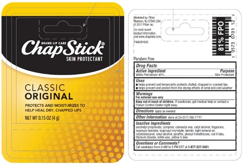 ChapStick Classic Original 포장