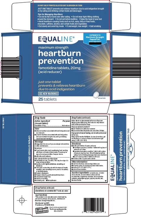 equaline heartburn prevention packaging
