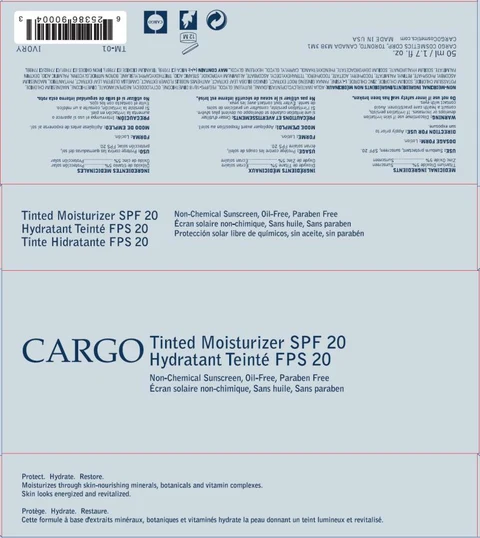 Cargo Tinted Moisturizer SPF 20 포장