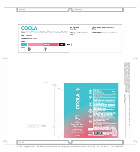 COOLA Classic Body SPF 50 Guava Mango packaging