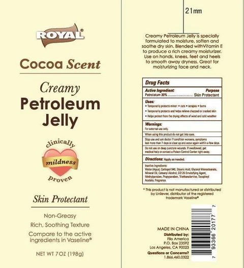 Royal Petroleum (Cocoa Scent) packaging