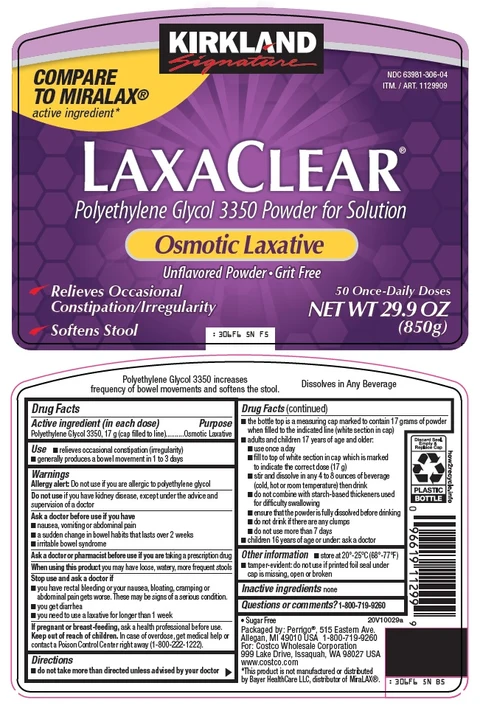 kirkland signature laxaclearoriginal prescription strength 포장