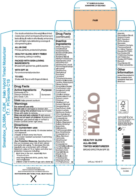 SMASHBOX HALO HEALTHY GLOW ALL-IN-ONE TINTED MOISTURIZER BROAD SPECTRUM SPF 25 포장