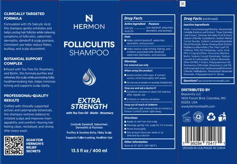 Hermon Folliculitis Shampoo. 포장