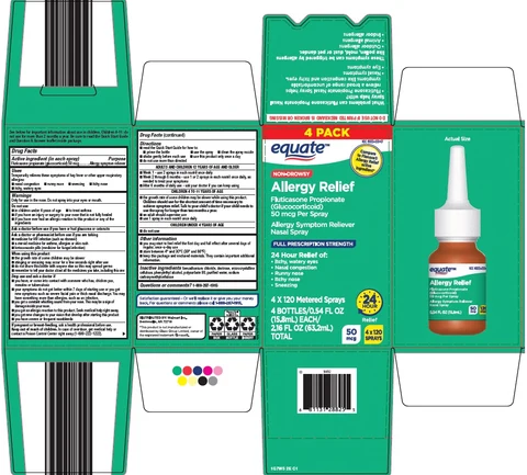 equate allergy relief packaging