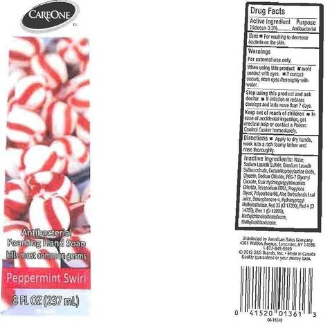 CARE ONEANTIBACTERIAL PEPPERMINT SWIRL packaging