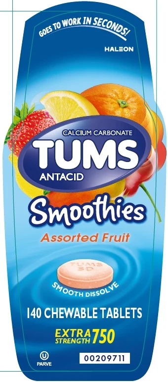 TUMS Smoothies 포장