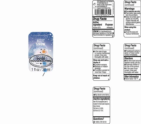 simplepleasuresSCENTED ANTI BACTERIAL HAND SANITIZER 포장
