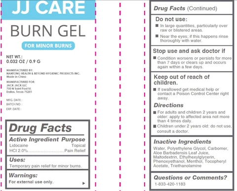 Burn packaging
