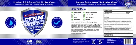 Alcohol Wipes 포장