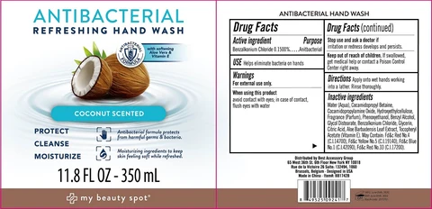 Antibacterial Refreshing Hand Wash Coconut Scented 포장