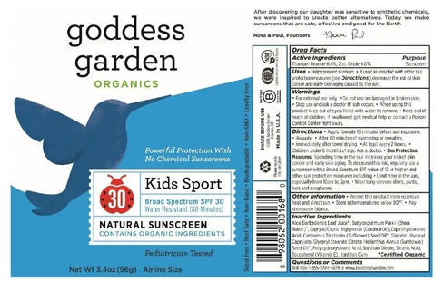Kids Sport Natural Mineral Sunscreen Broad SpectrumSPF 30 packaging