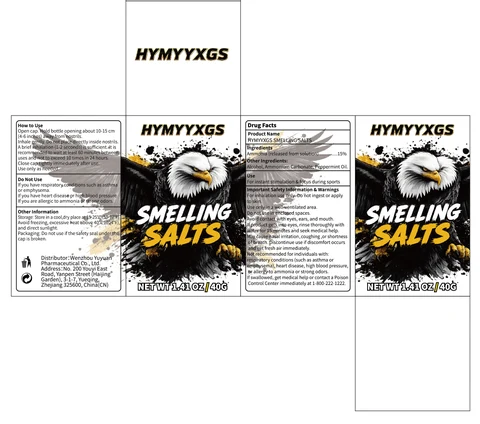 HYMYYXGS SMELLING SALTS packaging