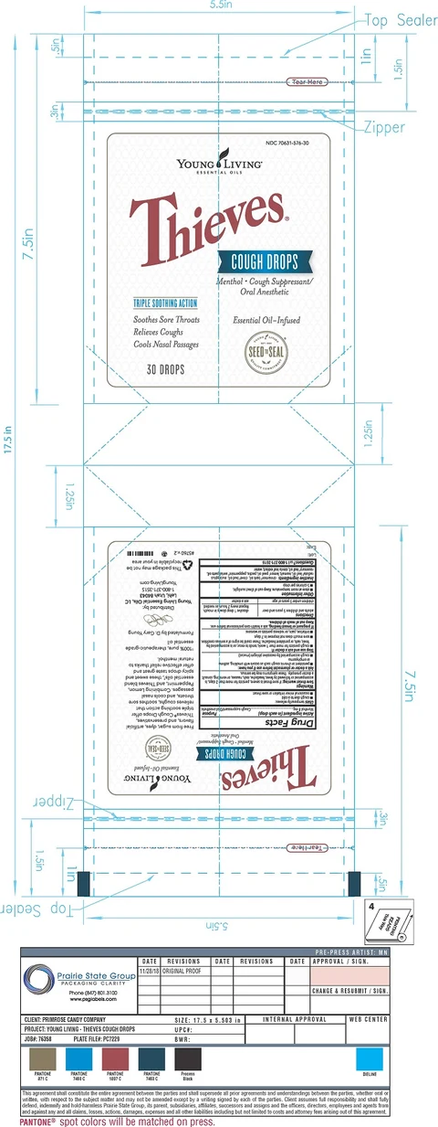Thieves Cough Drop packaging