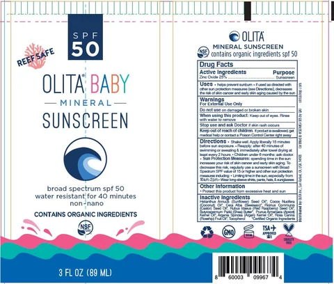 Baby Mineral Sunscreen, SPF 30 포장