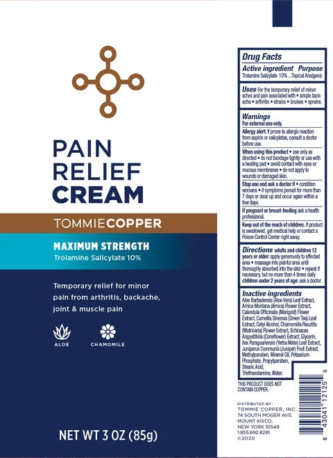 Tommie Copper Pain ReliefMaximum Strength packaging