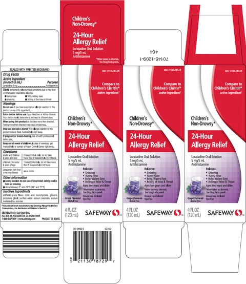Childrens Non-Drowsy 24-Hour Allergy Relief packaging