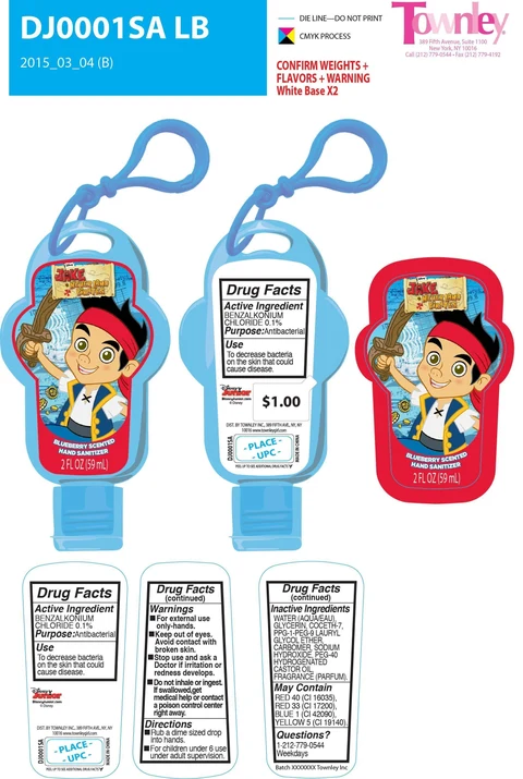 Blueberry Scented Hand Sanitizer 포장