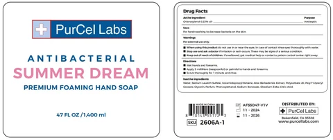 Antibacterial Wash hands foam 포장