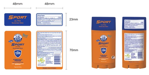 Sunscreen Stick 포장