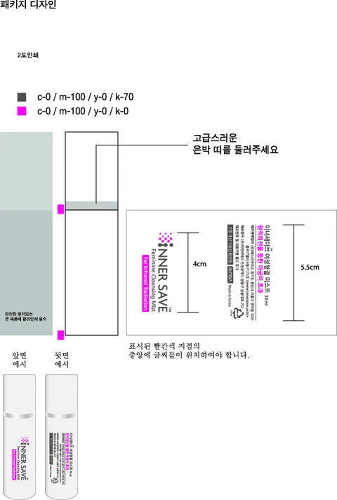 INNER SAVE Feminine Cleansing Mist 포장