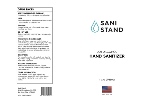 Sani Stand 70% Gel 포장