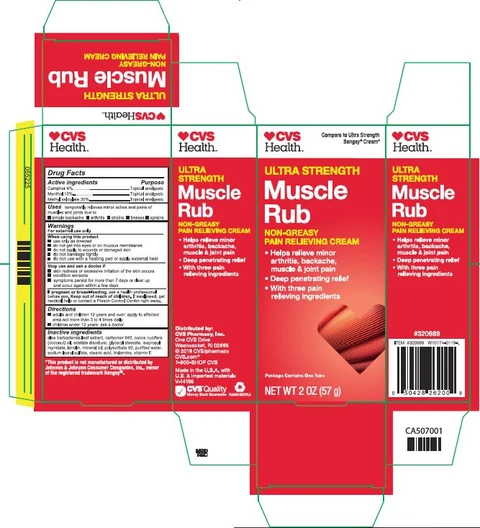 CVS Health Muscle RubUltra Strength 포장