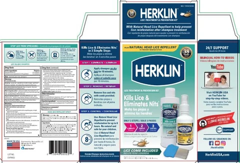 Herklin Lice Treatment 포장