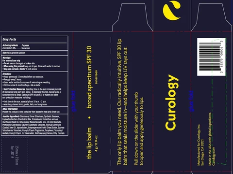 Curology The Lip Balm Broad Spectrum SPF 30 Sunscreen 포장