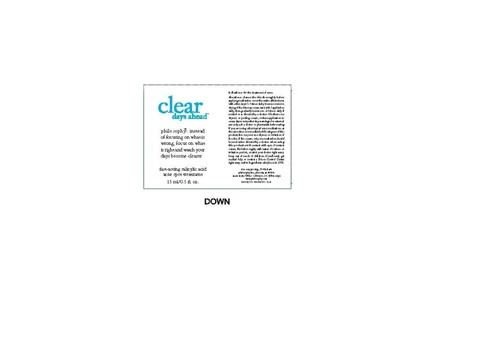 clear days aheadfast-acting salicylic acid acne spot treatment packaging