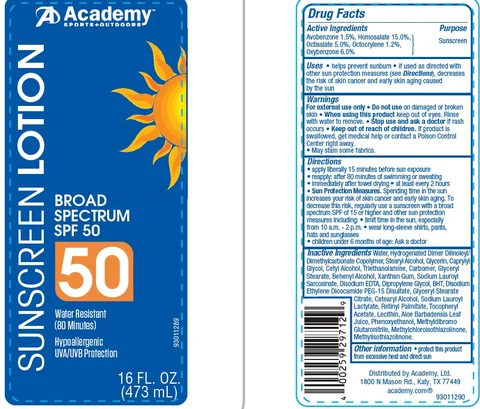 Academy SPF 50 packaging