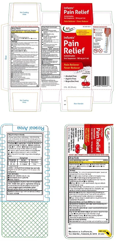 Childrens Pain and Fever packaging