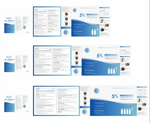 5% MINOXIDIL TOPICAL Solution 포장