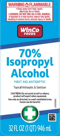 70% Isopropyl Rubbing Alcohol 포장