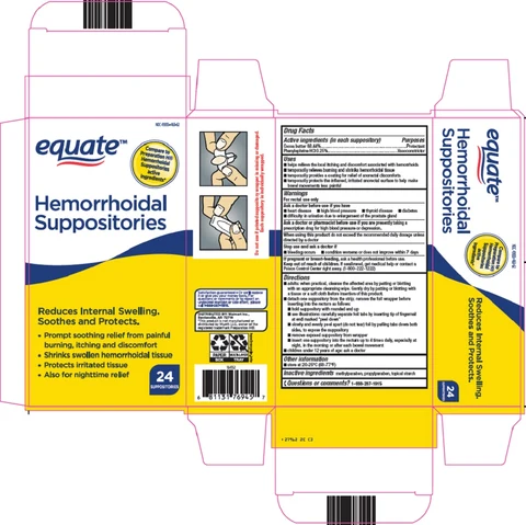 equate hemorrhoidal packaging