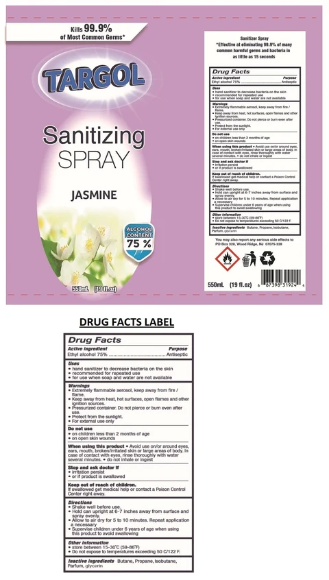 TargolSanitizing packaging