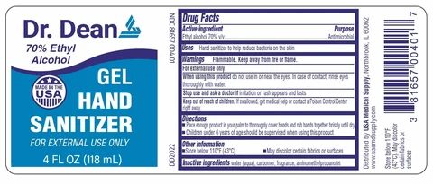 Hand Sanitizer Gel packaging