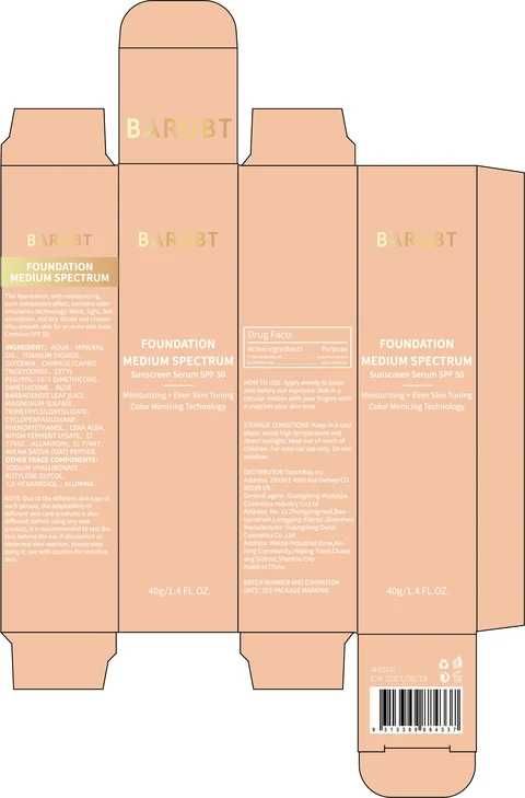 BARUBT FOUNDATION MEDIUM SPECTRUM 포장
