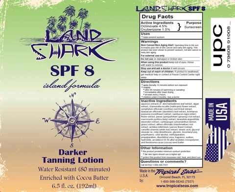 Land Shark SPF 8 packaging