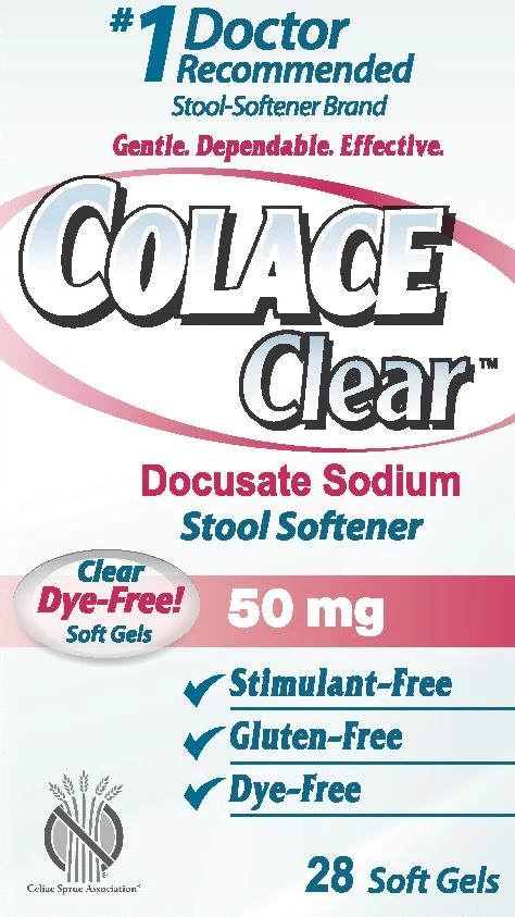 Colace Clear 포장