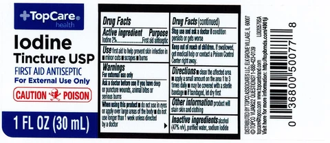 Top Care Iodine Tincture 12-30-22