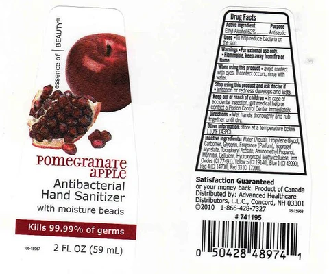 Antibacterial Hand SanitizerPamegranate Apple 포장