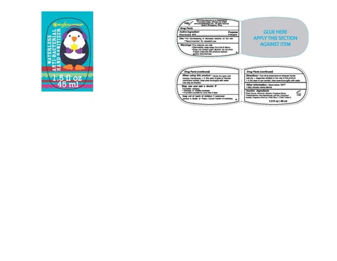 Waterless Anti-Bacterial Hand Cleanser packaging