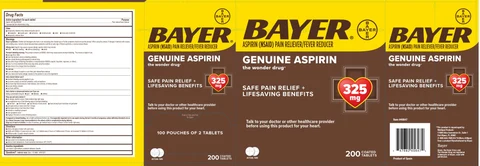 Bayer Genuine Aspirin 포장