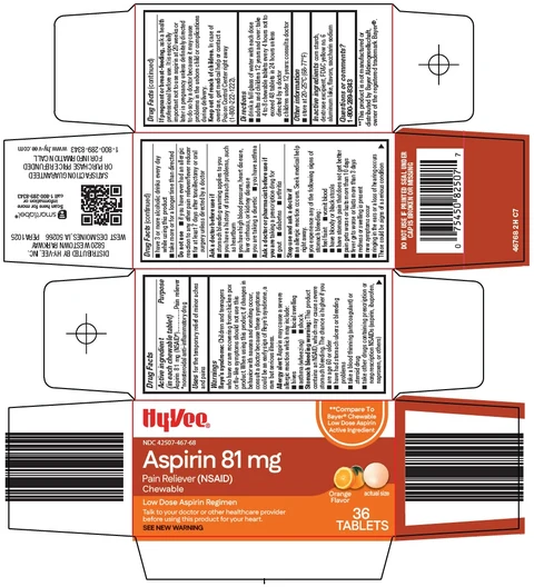 Aspirin 포장