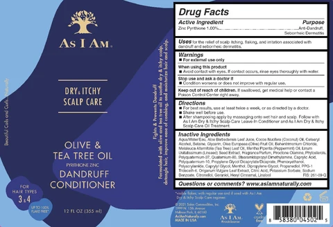 As I AmDry and Itchy Scalp Care Conditioner 포장
