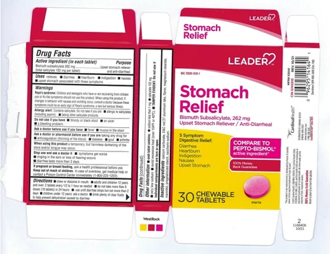 Stomach Relief packaging