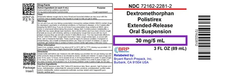 dextromethorphan polistirex extended release packaging